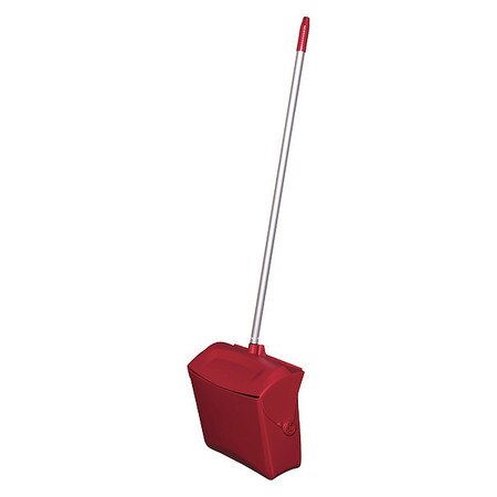 REMCO LOBBY DUSTPAN W/O BROOM RED - Brushes & Brooms